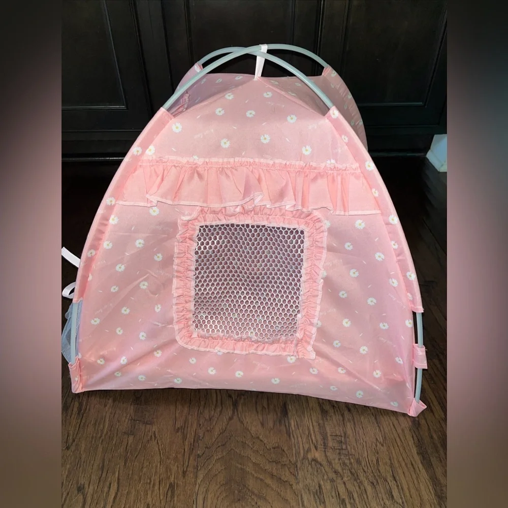 Pink Princess Pet Tent Dog/Cat